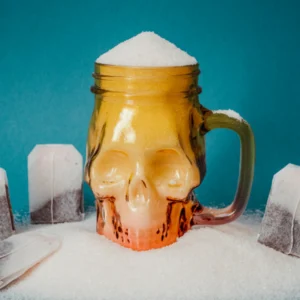 feeling old? maybe it's this sweet poison - a skull cup of sugar