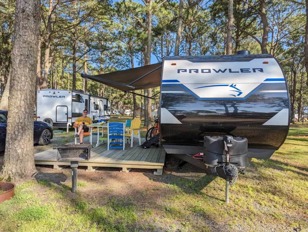 trailer rental in jellystone park, chincoteague, va