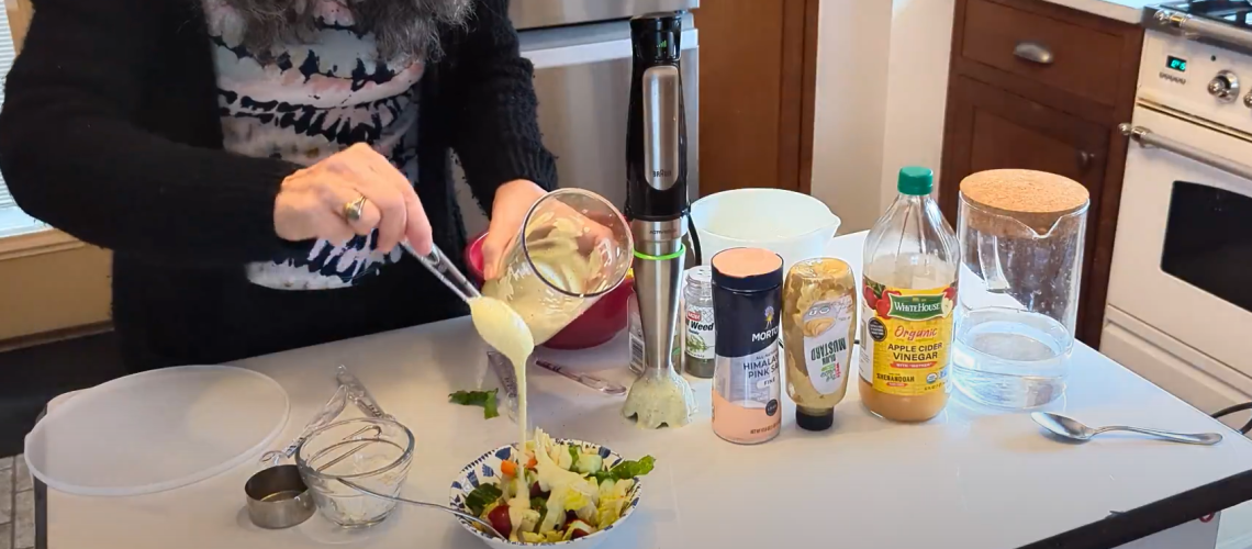 Screenshot 2025-02-21 124132 oil free salad dressing with braun immersion blender